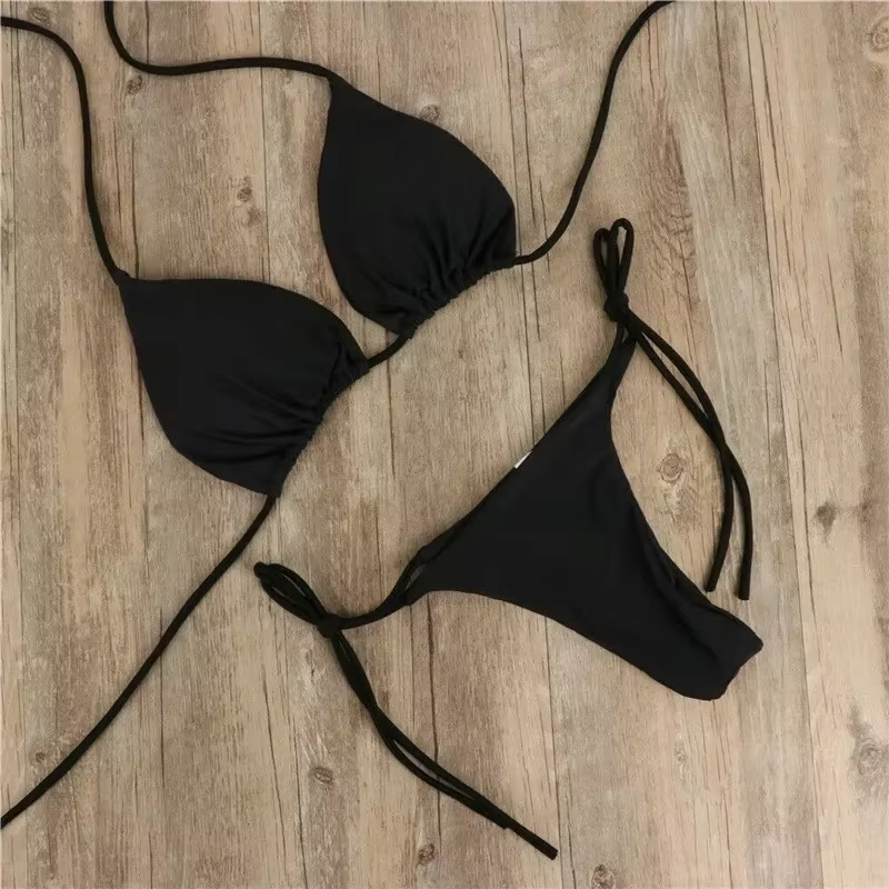 Summer Swimsuit Women Sexy Bikini Set Push-Up Padded Bra Thong Two Pieces Swimwear Beachwear Bathing Suit Female Sexy Swimsuits – Image 4