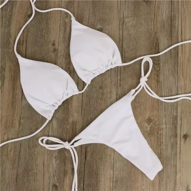 Summer Swimsuit Women Sexy Bikini Set Push-Up Padded Bra Thong Two Pieces Swimwear Beachwear Bathing Suit Female Sexy Swimsuits – Image 6