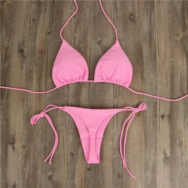 Summer Swimsuit Women Sexy Bikini Set Push-Up Padded Bra Thong Two Pieces Swimwear Beachwear Bathing Suit Female Sexy Swimsuits – Image 3